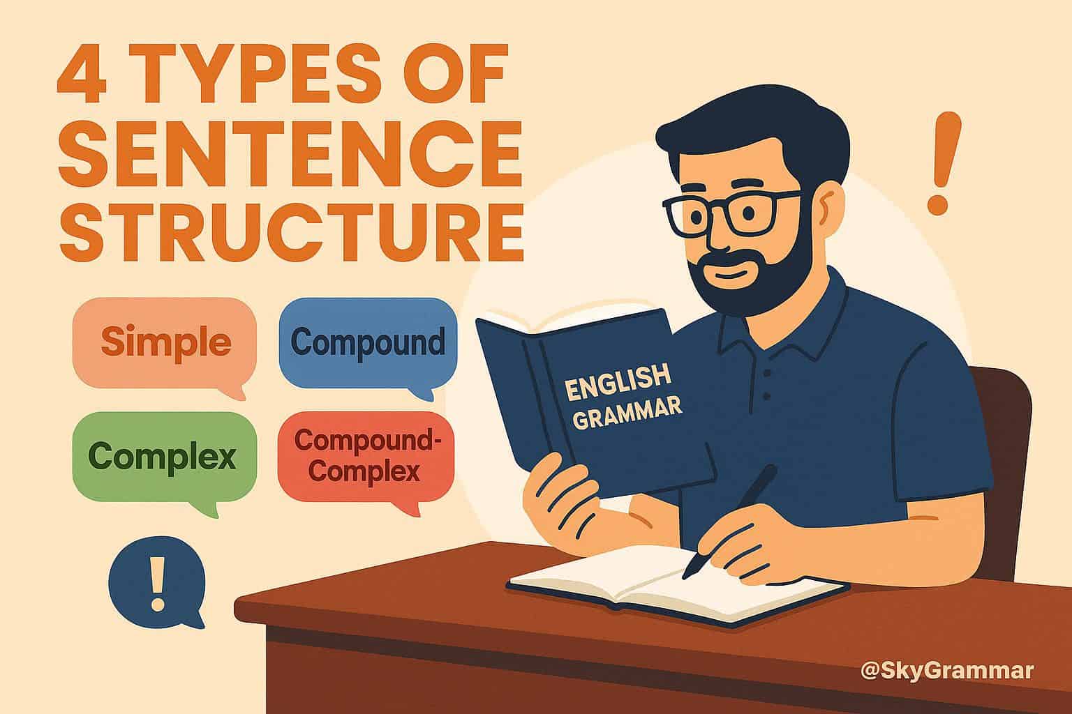 4 Types of Sentence Structure: A Complete Guide for Clear Writing ...