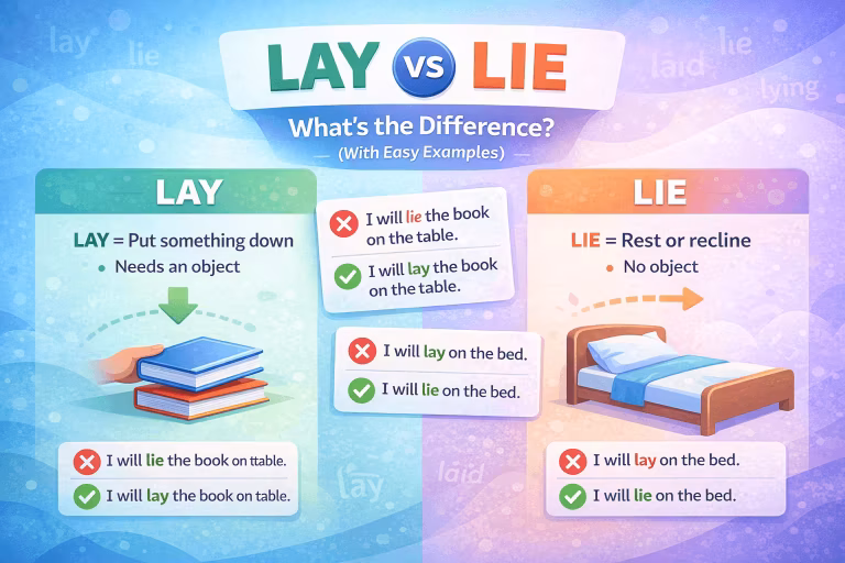 Lay vs Lie