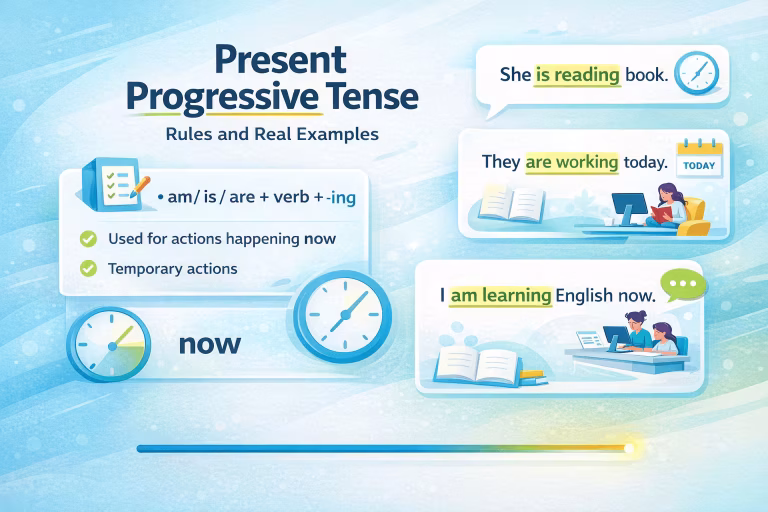 Present Progressive Tense