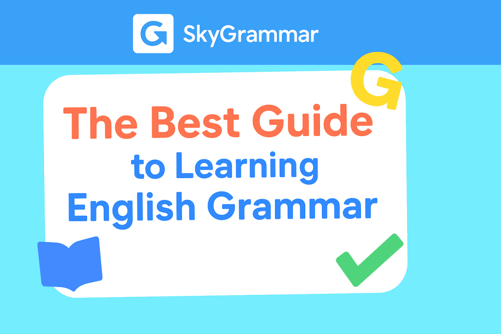 Affordable online English grammar learning resources at SkyGrammar for improved language skills.