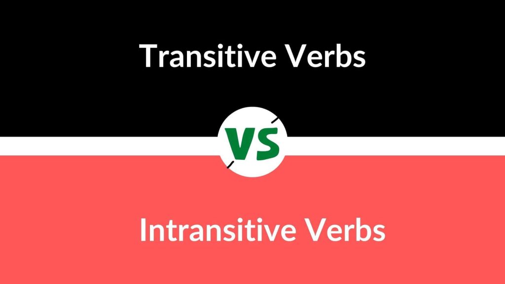 Transitive vs intransitive verbs, language learning, English grammar concept, SkyGrammar educational content.